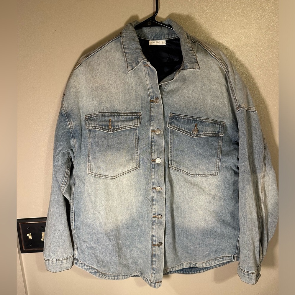Women’s denim chore coat